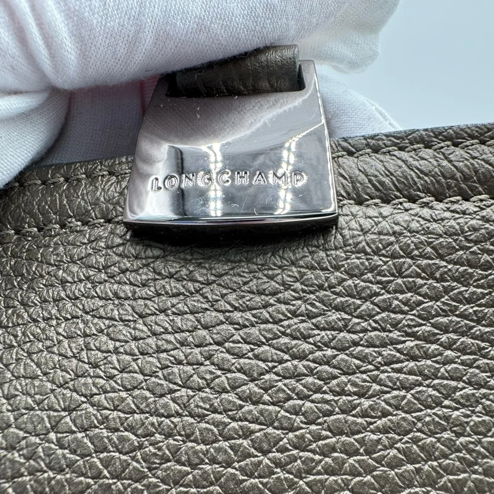Longchamp Madeleine Leather Shoulder Bag - Picture 7 of 16